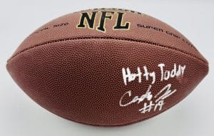 Cayden Lee Signed Official Size Nfl Football Ole Miss Rebels Autograph Bas K19