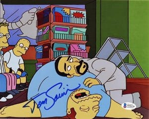 Tom Savini Signed 8X10 Photo The Simpsons Worst Episode Ever Autograph Bas 756