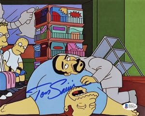Tom Savini Signed 8X10 Photo The Simpsons Worst Episode Ever Autograph Bas 724
