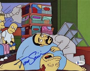 Tom Savini Signed 8X10 Photo The Simpsons Worst Episode Ever Autograph Bas 778