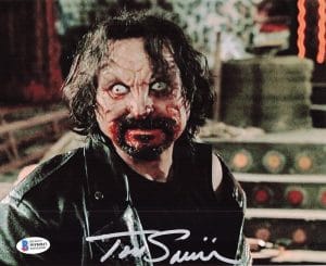 Tom Savini Signed 8X10 Photo From Dusk To Dawn Sex Machine Autograph Bas 813