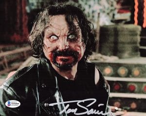 Tom Savini Signed 8X10 Photo From Dusk To Dawn Sex Machine Autograph Bas 868