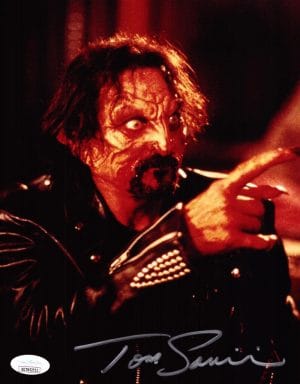 Tom Savini Signed 8X10 Photo From Dusk To Dawn Sex Machine Autograph Bas 711