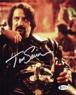 Tom Savini Signed 8X10 Photo From Dusk To Dawn Sex Machine Autograph Bas 796