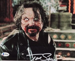 Tom Savini Signed 8X10 Photo From Dusk To Dawn Sex Machine Autograph Bas 985