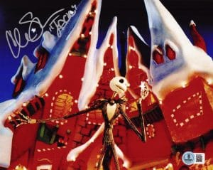 Chris Sarandon Signed Jack Skellington 8X10 Photo Nightmare Before Christmas K91