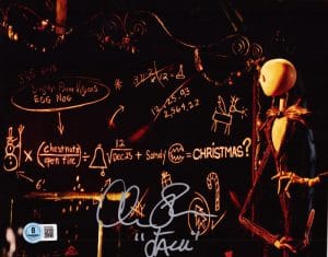 Chris Sarandon Signed Jack Skellington 8X10 Photo Nightmare Before Christmas K89