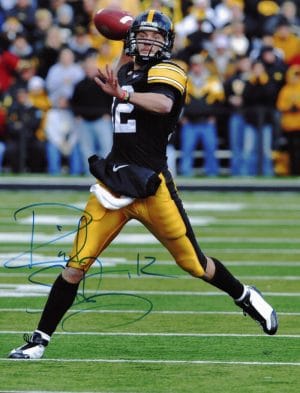 Ricky Stanzi Signed 8X10 Photo Iowa Hawkeyes Autograph Autographed Chiefs J1