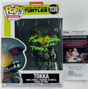 Kurt Bryant Signed Tokka Funko Teenage Mutant Ninja Turtles Autograph Jsa 748