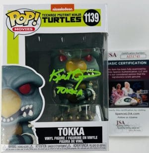 Kurt Bryant Signed Tokka Funko Teenage Mutant Ninja Turtles Autograph Jsa 745