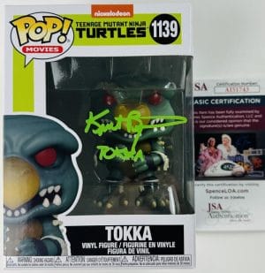 Kurt Bryant Signed Tokka Funko Teenage Mutant Ninja Turtles Autograph Jsa 743