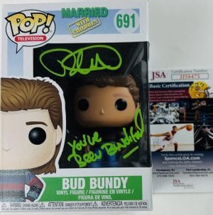 David Faustino Signed Bud Bundy Funko 691 Married With Children Autograph Jsa 75