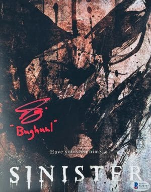 Nicholas King Signed Sinister 8X10 Photo Bughuul Horror Autograph Bas 722