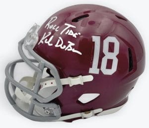 Kalen Deboer Signed Alabama Crimson Tide Signed Mini Helmet Autograph Bas K30