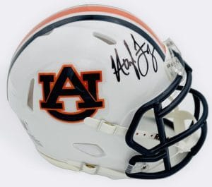 Hugh Freeze Signed Auburn Tigers Mini Helmet War Eagle Autograph Beckett Bas K08