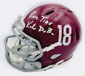 Kalen Deboer Signed Alabama Crimson Tide Signed Mini Helmet Autograph Bas K28