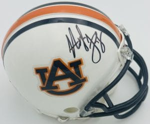 Hugh Freeze Signed Auburn Tigers Mini Helmet War Eagle Autograph Beckett Bas J02