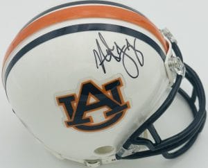 Hugh Freeze Signed Auburn Tigers Mini Helmet War Eagle Autograph Beckett Bas J01