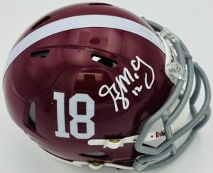 Greg Mcelroy Signed Alabama Crimson Tide Mini Helmet Autograph Beckett Bas J32