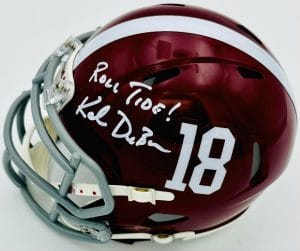 Kalen Deboer Signed Alabama Crimson Tide Signed Mini Helmet Autograph Bas J27