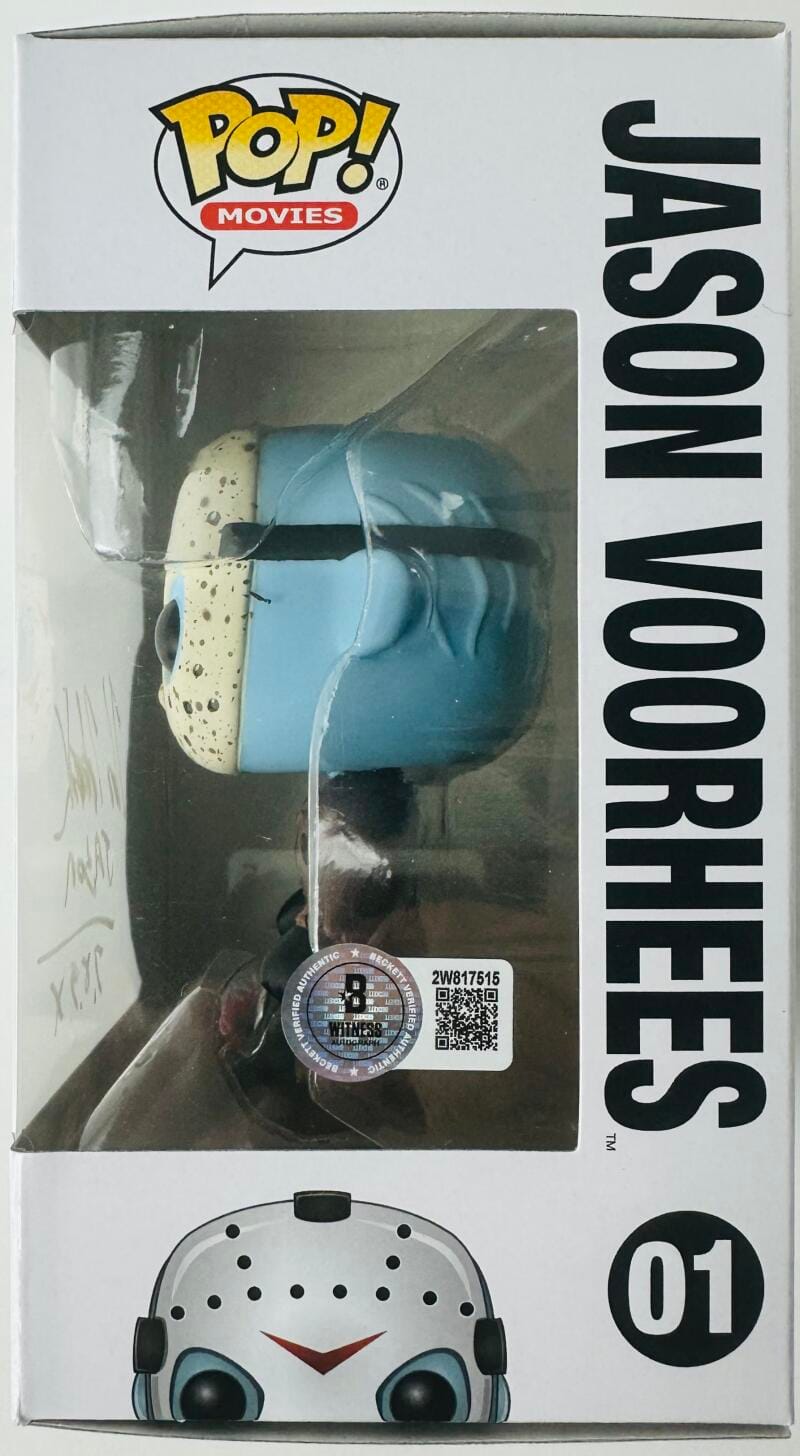 Kane Hodder Signed Jason Voorhees Funko 01 Friday The 13Th Autograph Bas 514 - Image 2