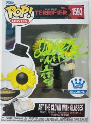 David Howard Thornton Signed Art The Clown Funko 1593 Terrifier Autograph Bas 73