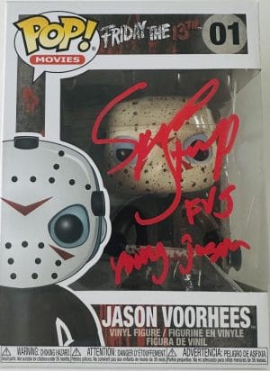 Spencer Stump Signed Jason Voorhees Funko 01 Friday The 13Th Autograph Bas 287