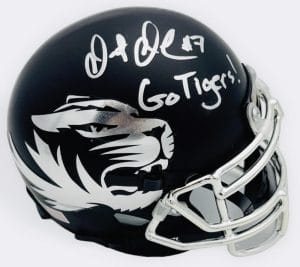 Maty Mauk Signed Missouri Tigers Chrome Mini Helmet Mizzou Autograph Coa J1