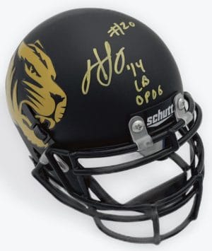 Henry Josey Signed Missouri Tigers Matte Mini Helmet Mizzou Autograph Coa J1