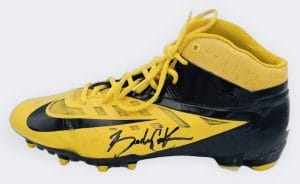 Brady Cook Signed Nike Cleat Missouri Tigers Autograph Mizzou Jets Bas J9