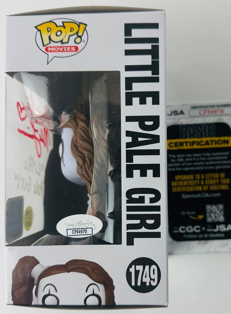 Amelie Mclain Signed Little Pale Girl Funko 1749 Terrifier Autograph Jsa 970 - Image 2