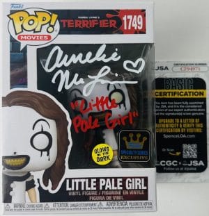 Amelie Mclain Signed Little Pale Girl Funko 1749 Terrifier Autograph Jsa 971