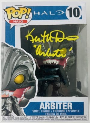 Keith David Signed Arbiter Funko Pop 10 Vaulted Halo Autograph Xbox Bas 430
