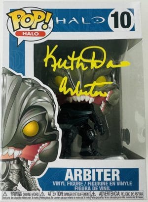 Keith David Signed Arbiter Funko Pop 10 Vaulted Halo Autograph Xbox Bas 431