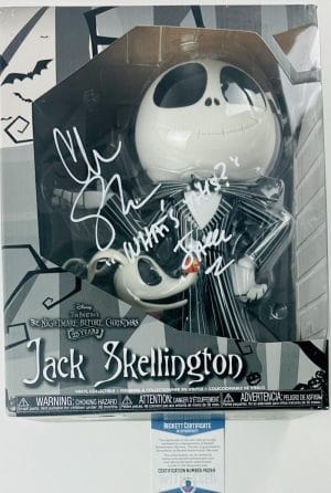 Chris Sarandon Signed Jack Skellington Deluxe Funko Nightmare Before Christmas 6
