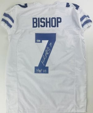 Michael Bishop Signed Custom Jersey Kansas State Wildcats Autograph Bas J86