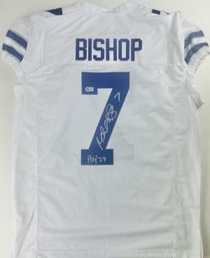 Michael Bishop Signed Custom Jersey Kansas State Wildcats Autograph Bas J85