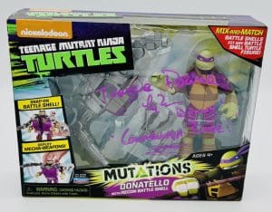 Leif Tilden Signed Donatello Mutations Teenage Mutant Ninja Turtles Bas K54