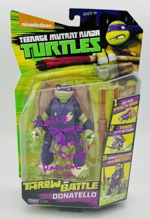 Leif Tilden Signed Donatello Mutations Teenage Mutant Ninja Turtles Bas K50