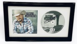 Jamey Johnson Signed The Dollar Framed Cd Rebelicious Autograph Beckett Bas K63