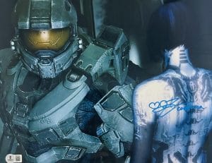 Jen Taylor Signed 11X14 Metallic Photo Cortana Master Chief Halo Autograph Bas 9