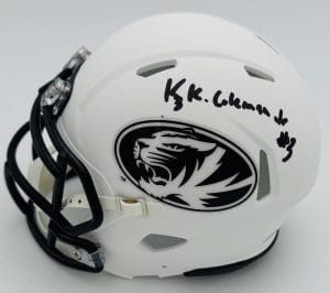 Kevin Coleman Signed Missouri Tigers Mini Helmet Mizzou Autograph Bas J05
