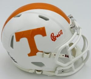Boo Carter Signed Tennessee Volunteers Mini Football Helmet Autograph Bas K62