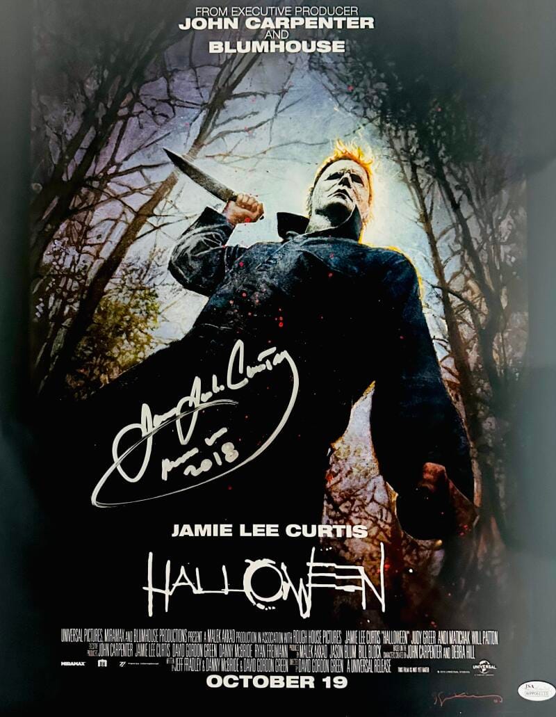 James Jude Courtney Signed Halloween 16X20 Photo Michael Myers Autograph Jsa 133