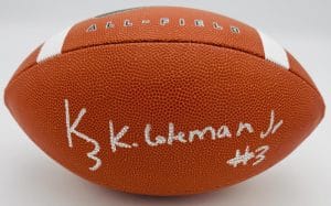 Kevin Coleman Signed Nike Football Missouri Tigers Mizzou Autograph Bas K01