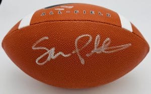 Sam Pittman Signed Full Size Nike Football Arkansas Razorbacks Autograph Bas K04