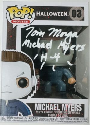 Tom Morga Signed Michael Myers Funko 03 Halloween Horror Autograph Bas 233