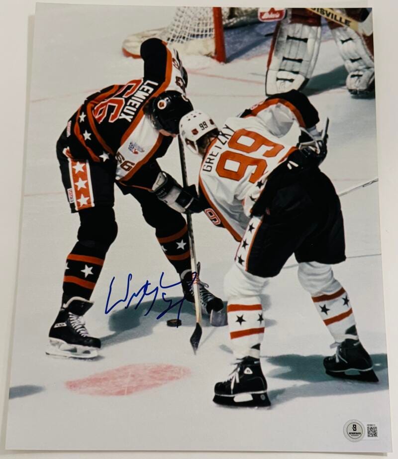Wayne Gretzky Signed All Star Game 11X14 Photo Edmonton Oilers Autograph Bas J13