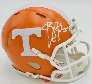 Phillip Phil Fulmer Signed Tennessee Volunteers Mini Helmet Autograph Bas 39