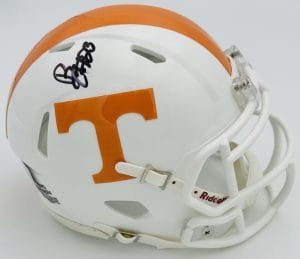 Boo Carter Signed Tennessee Volunteers Mini Football Helmet Autograph Bas K58